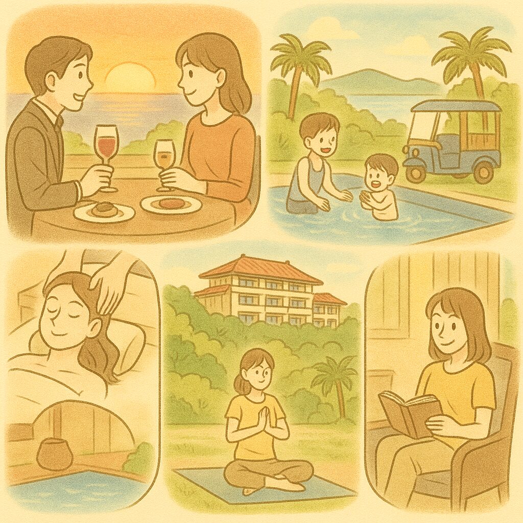 h2タイトル「【目的別】リッツカールトン沖縄 過ごし方の決定版!究極の2泊3日モデルプラン」のイメージ画像